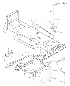 Part Location Diagram of 093356Z Murray Rod, Blade Control